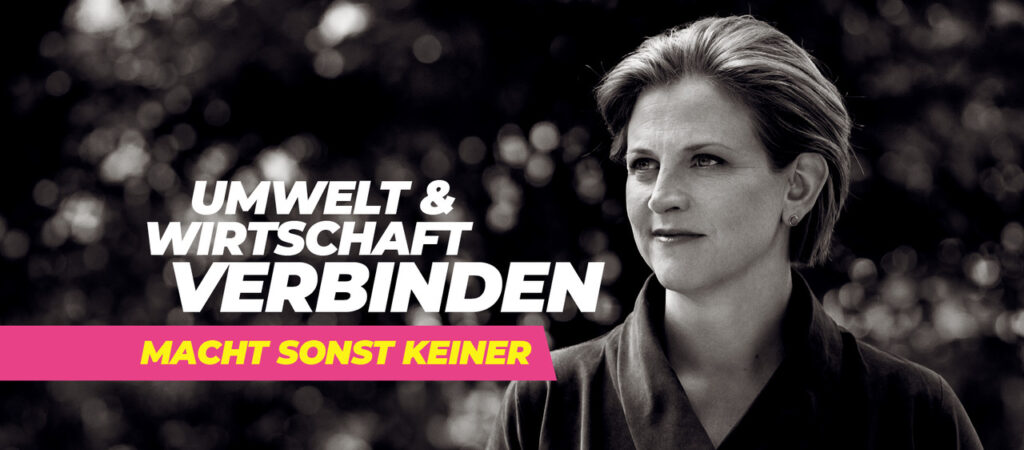 Wahlslogan 2019 Neos: Umwelt und Wirtschaft verbinden